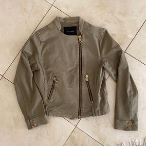 Zara Cropped Military Jacket